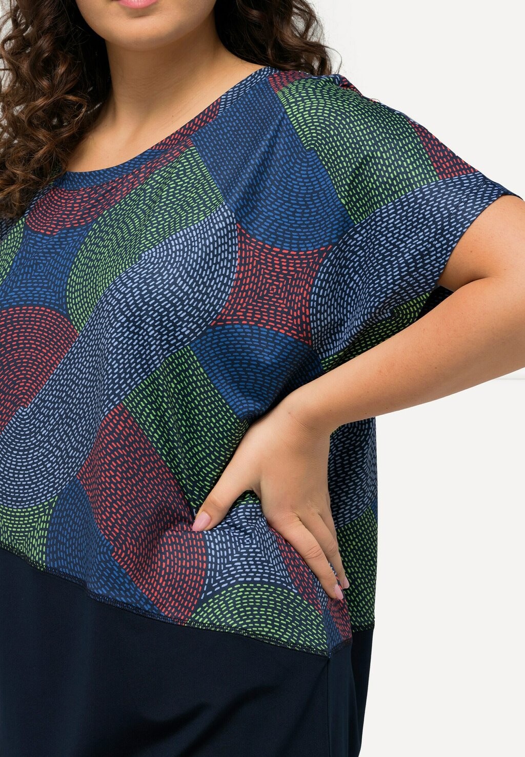 Футболка с принтом Ulla Popken, темно-синий
Футболка с принтом Ulla Popken, темно-синий