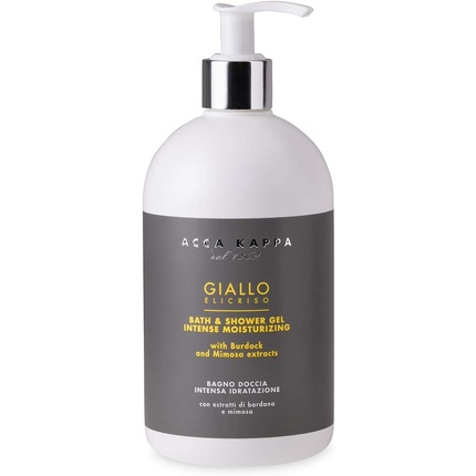 Giallo Elicriso Гель для ванны и душа 500мл Acca Kappa
Giallo Elicriso Гель для ванны и душа 500мл Acca Kappa