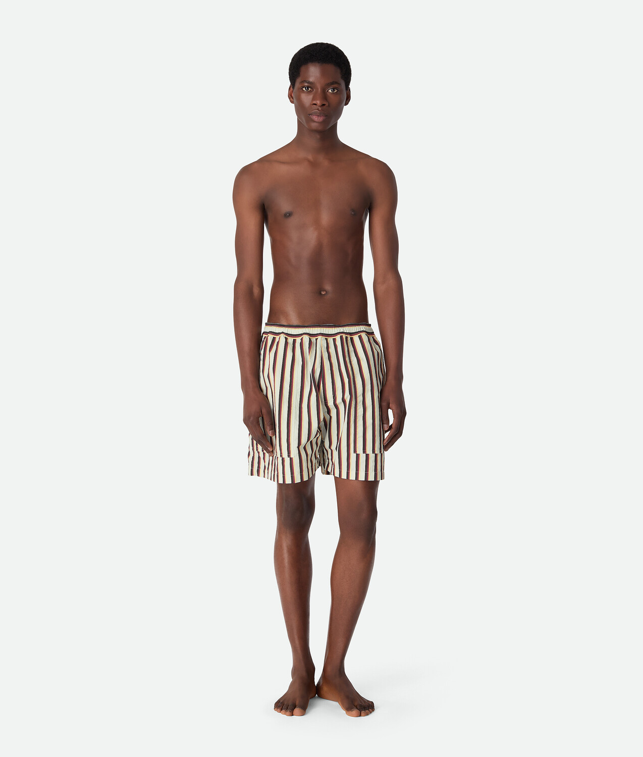 Stripe nylon swim shorts BOTTEGA VENETA, лава/фондан/облако
Stripe nylon swim shorts BOTTEGA VENETA, лава/фондан/облако