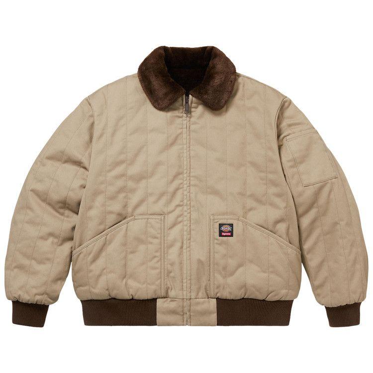 Куртка Supreme x Dickies Reversible Quilted Faux Fur Work Jacket, Tan
Куртка Supreme x Dickies Reversible Quilted Faux Fur Work Jacket, Tan