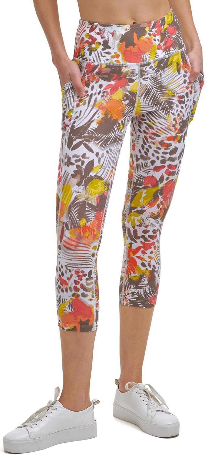 Женские леггинсы Calvin Klein Premium Performance с высокой талией и влагоотводящими свойствами, Tropical Moonrock
Женские леггинсы Calvin Klein Premium Performance с высокой талией и влагоотводящими свойствами, Tropical Moonrock