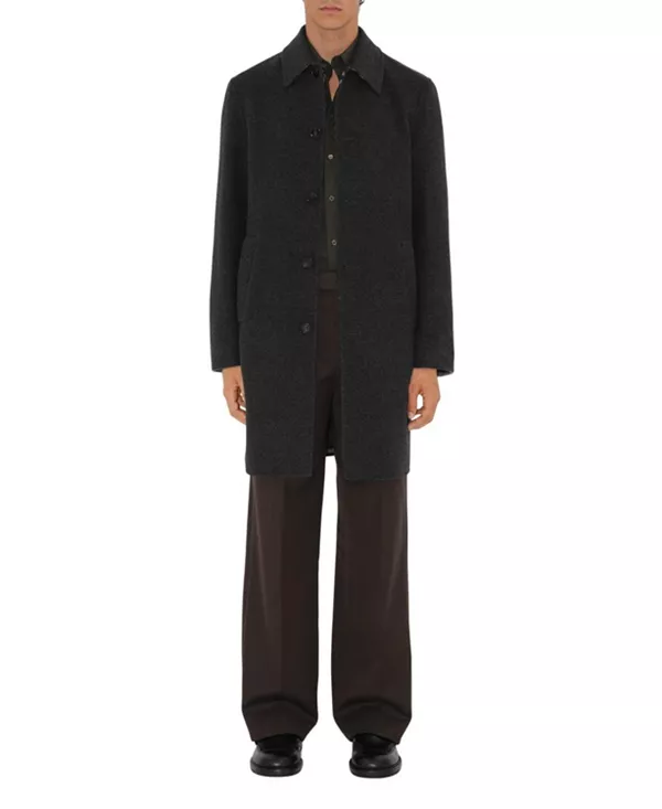 Шерстяное пальто средней длины для автомобиля Burberry, серый
Шерстяное пальто средней длины для автомобиля Burberry, серый