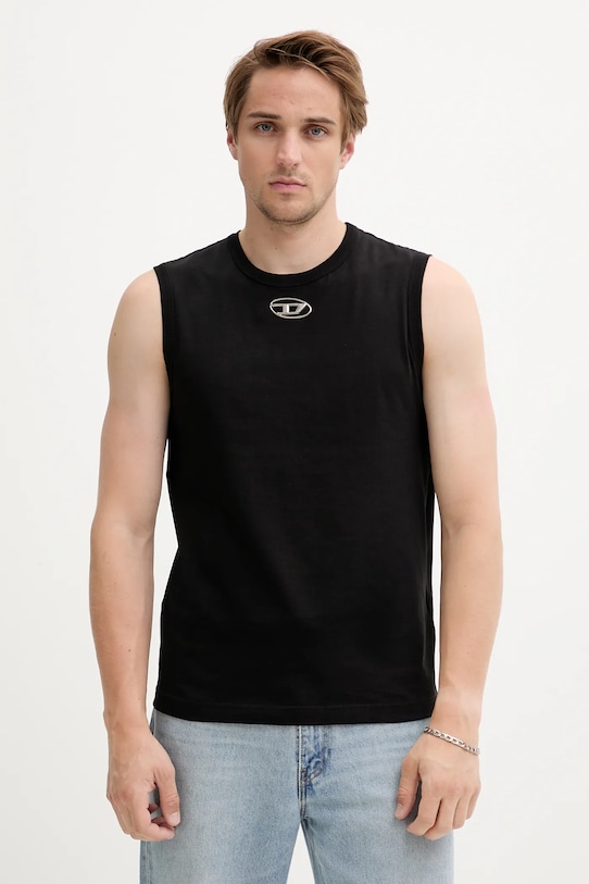 Хлопковая футболка T-BISCO Diesel, черный
Хлопковая футболка T-BISCO Diesel, черный