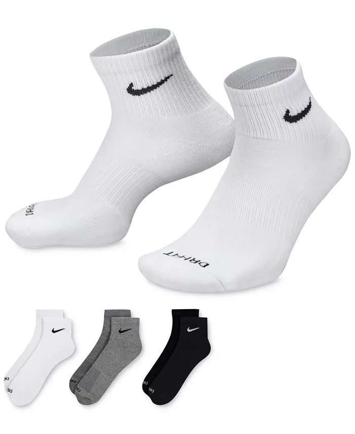 Унисекс носки Dri-FIT Cushion Quarter 3 пары Nike, мультиколор
Унисекс носки Dri-FIT Cushion Quarter 3 пары Nike, мультиколор