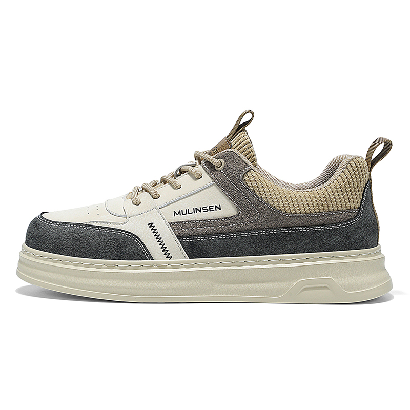 Нескользящие износостойкие низкие мужские кроссовки Mulinsen, Beige
Нескользящие износостойкие низкие мужские кроссовки Mulinsen, Beige