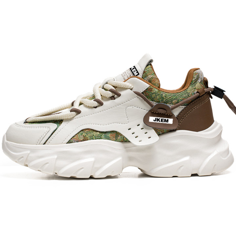 JKEM Амортизирующие устойчивые к истиранию дышащие противоскользящие низкие массивные кроссовки мужские - хаки, цвет Khaki
JKEM Амортизирующие устойчивые к истиранию дышащие противоскользящие низкие массивные кроссовки мужские - хаки, цвет Khaki