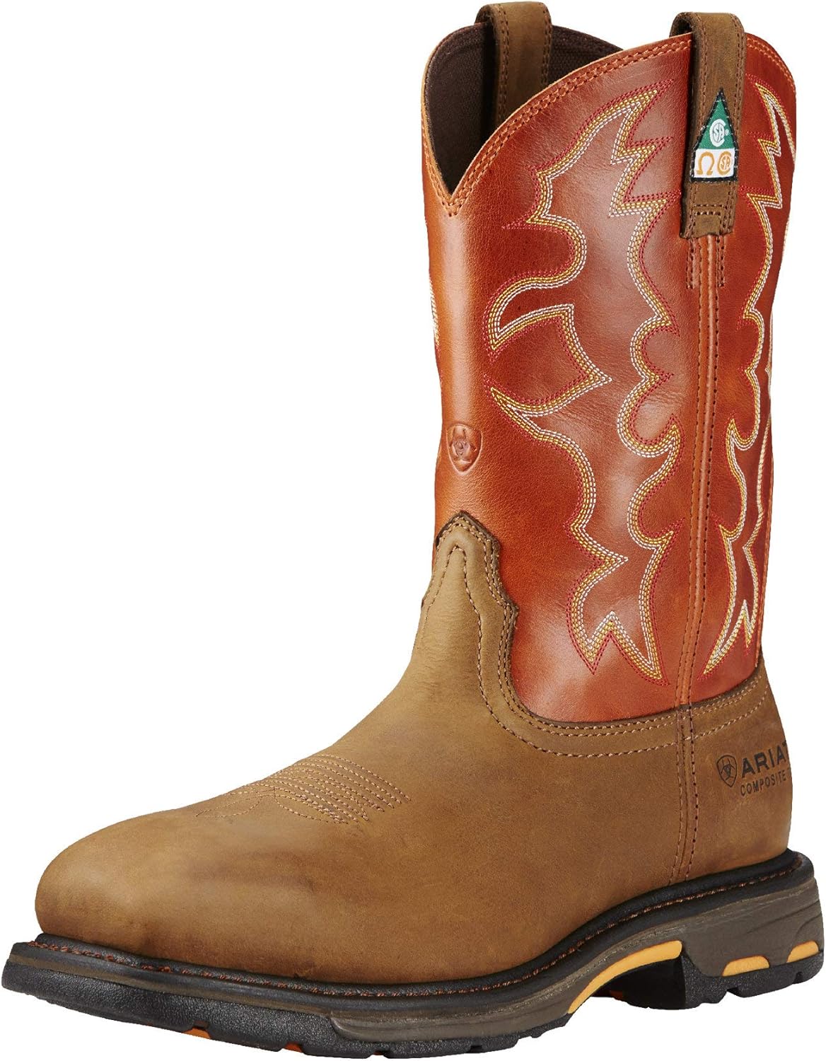 Мужские ботинки ARIAT Workhog с широким квадратным носком, водонепроницаемые, с композитным носком, Dark Earth/Brick
Мужские ботинки ARIAT Workhog с широким квадратным носком, водонепроницаемые, с композитным носком, Dark Earth/Brick