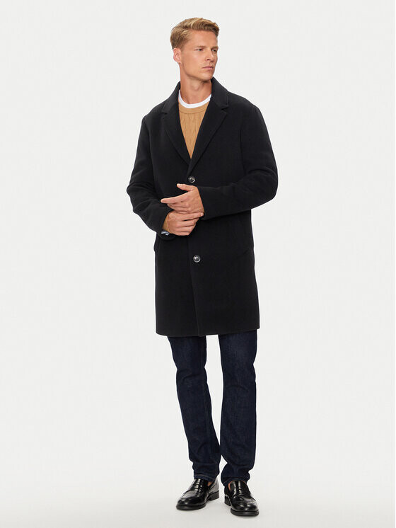 Шерстяное пальто обычного кроя Tommy Hilfiger, черный
Шерстяное пальто обычного кроя Tommy Hilfiger, черный