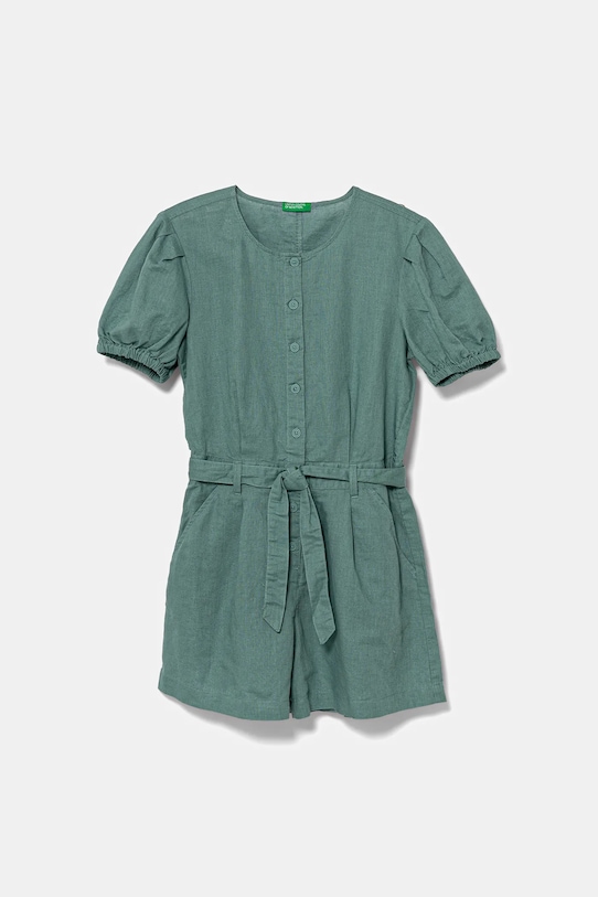 Льняной детский комбинезон United Colors Of Benetton, бирюзовый
Льняной детский комбинезон United Colors Of Benetton, бирюзовый