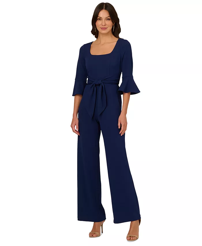 Женский комбинезон с квадратным вырезом, расклешенными рукавами и широкими брючинами Adrianna Papell, синий
Женский комбинезон с квадратным вырезом, расклешенными рукавами и широкими брючинами Adrianna Papell, синий