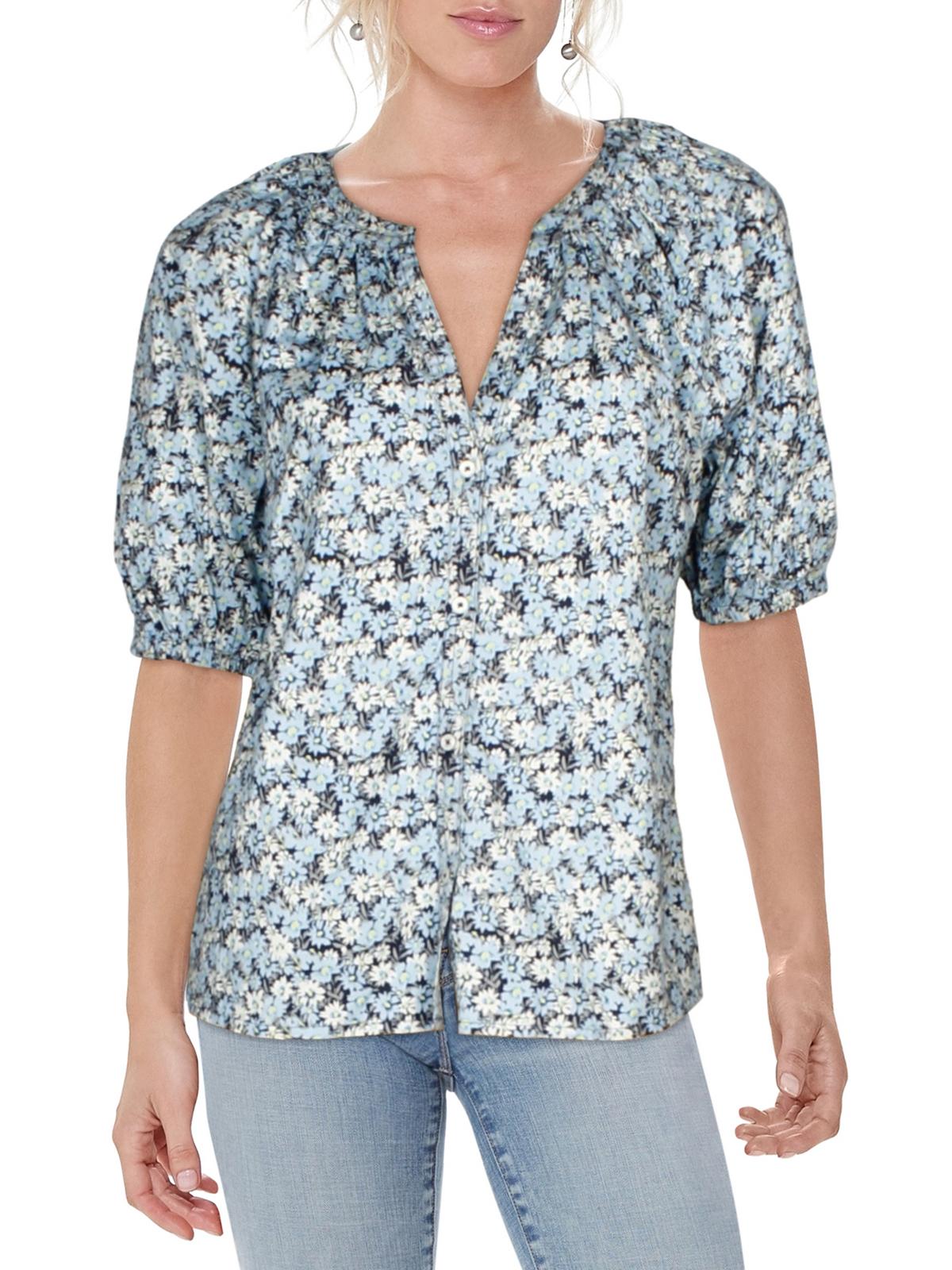 Женский плиссированный топ с цветочным принтом на пуговицах Vineyard Vines, цвет sb floral navy
Женский плиссированный топ с цветочным принтом на пуговицах Vineyard Vines, цвет sb floral navy