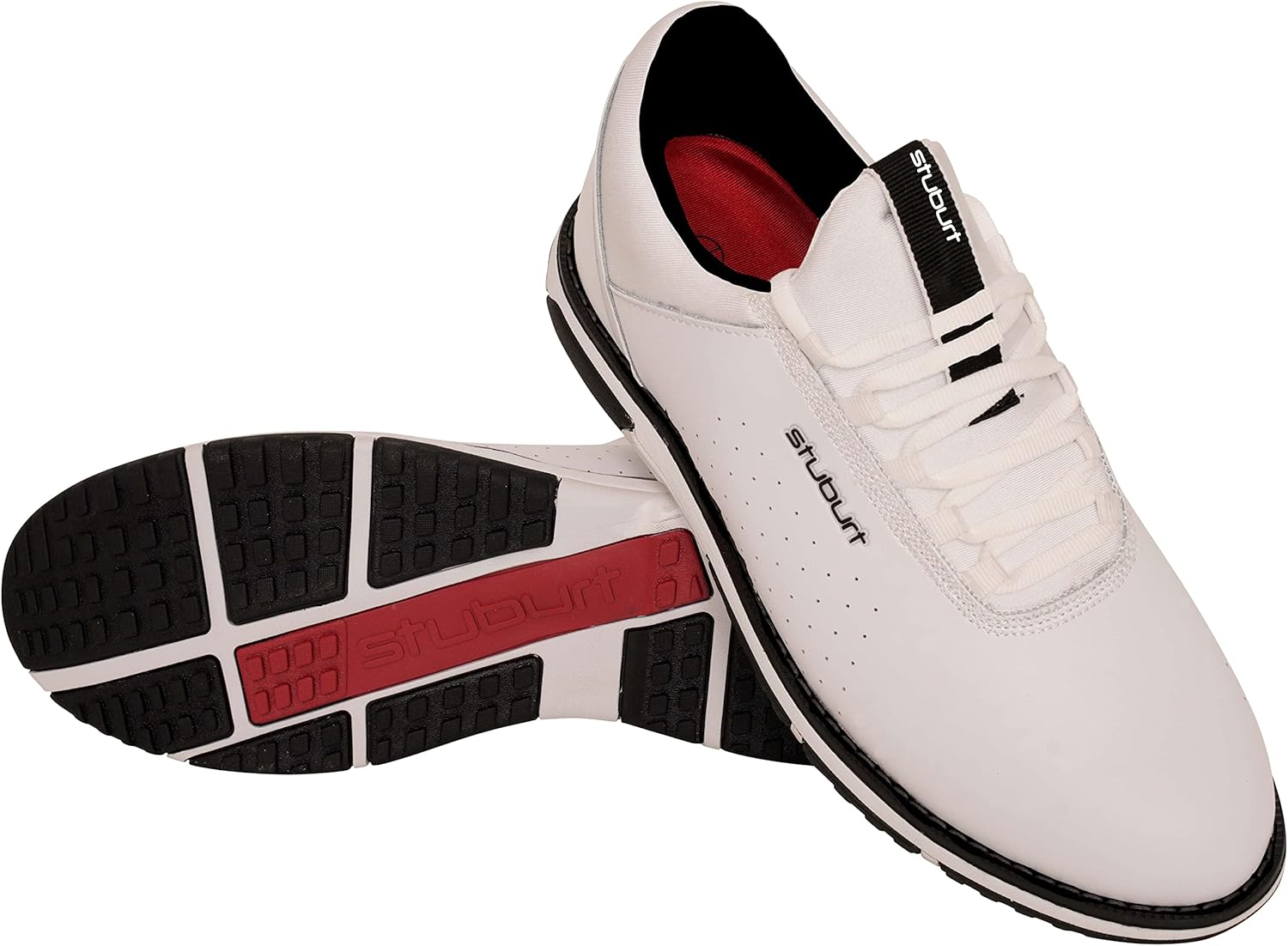 Мужские водонепроницаемые гольф-туфли Evolve Classic без шипов Stuburt, белый
Мужские водонепроницаемые гольф-туфли Evolve Classic без шипов Stuburt, белый