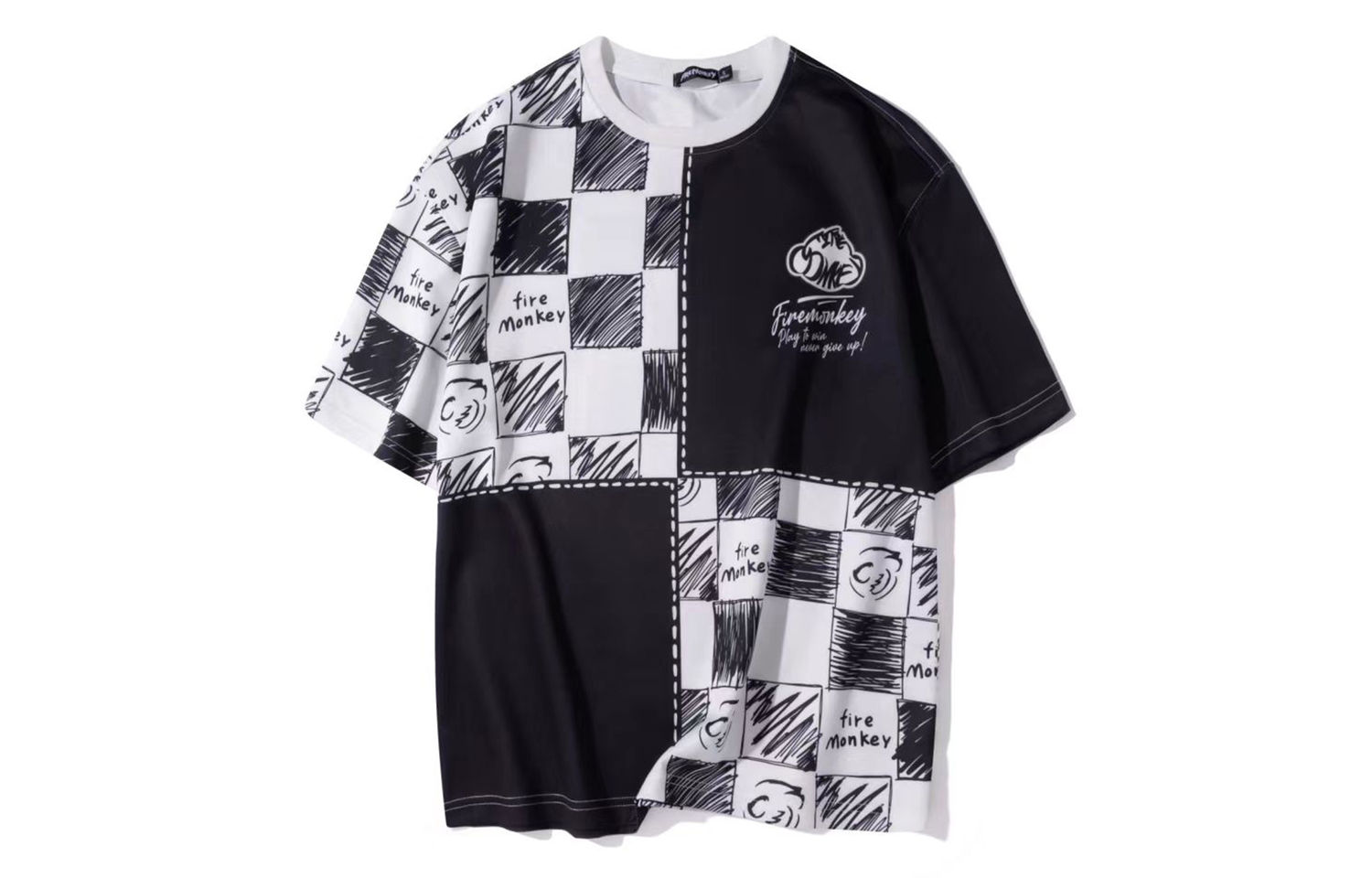 Футболка унисекс FireMonkey, черно-белая
Футболка унисекс FireMonkey, черно-белая