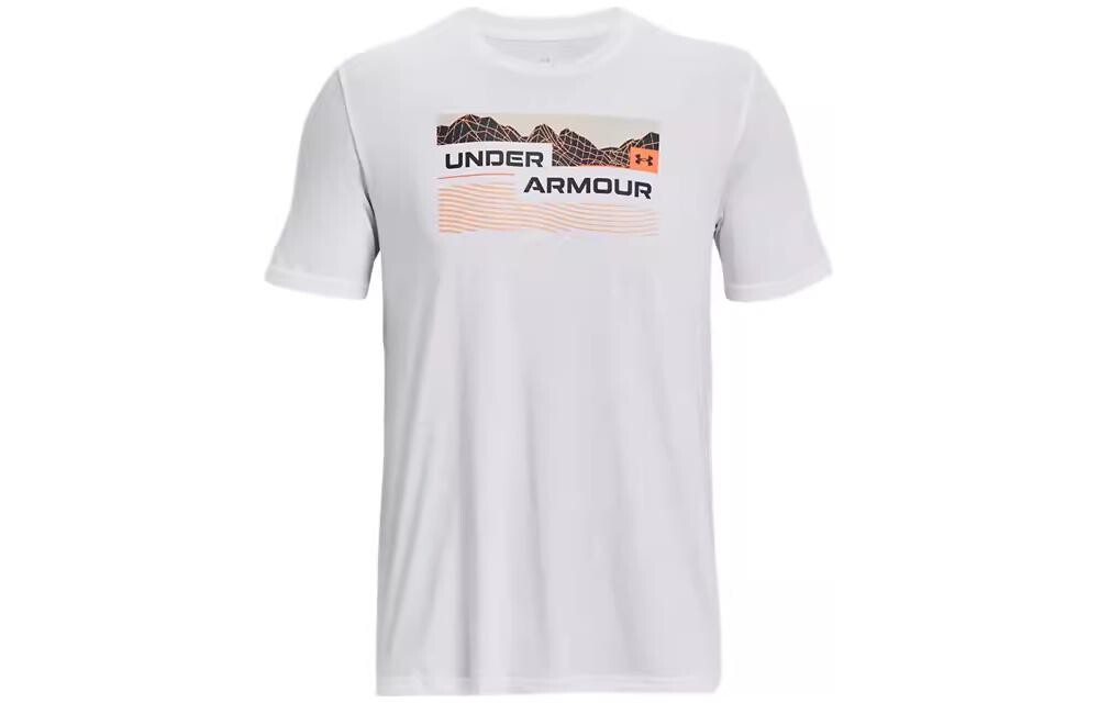 Футболка мужская белая Under Armour, белый 
Футболка мужская белая Under Armour, белый