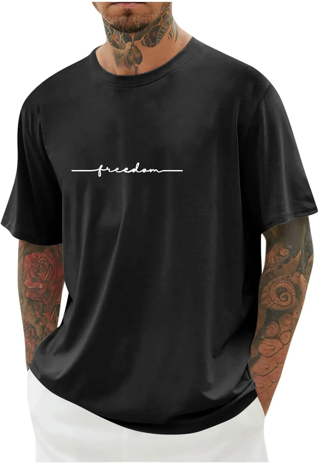 Мужская футболка Casual с коротким рукавом, Loose Fit, для бега и тренировок
Мужская футболка Casual с коротким рукавом, Loose Fit, для бега и тренировок