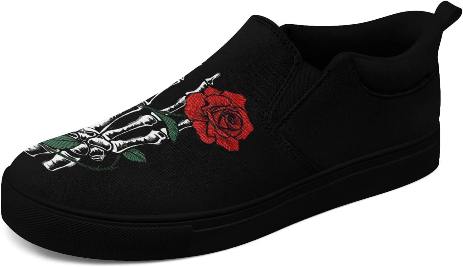 Крутые настраиваемые низкие кеды из канвы в готическом стиле для мужчин и женщин с черепами и цветочным принтом, слипоны, легкие и удобные, уличная обувь Coolcustomize, черный/красный/серый
Крутые настраиваемые низкие кеды из канвы в готическом стиле для мужчин и женщин с черепами и цветочным принтом, слипоны, легкие и удобные, уличная обувь Coolcustomize, черный/красный/серый