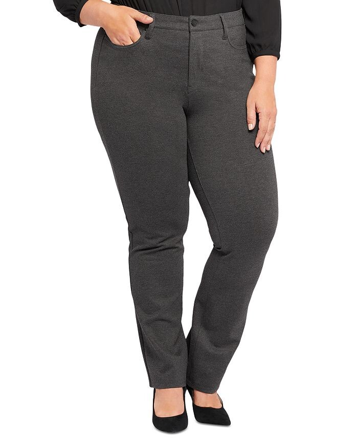 Прямые компрессионные брюки NYDJ Plus Marilyn Ponte, серый
Прямые компрессионные брюки NYDJ Plus Marilyn Ponte, серый