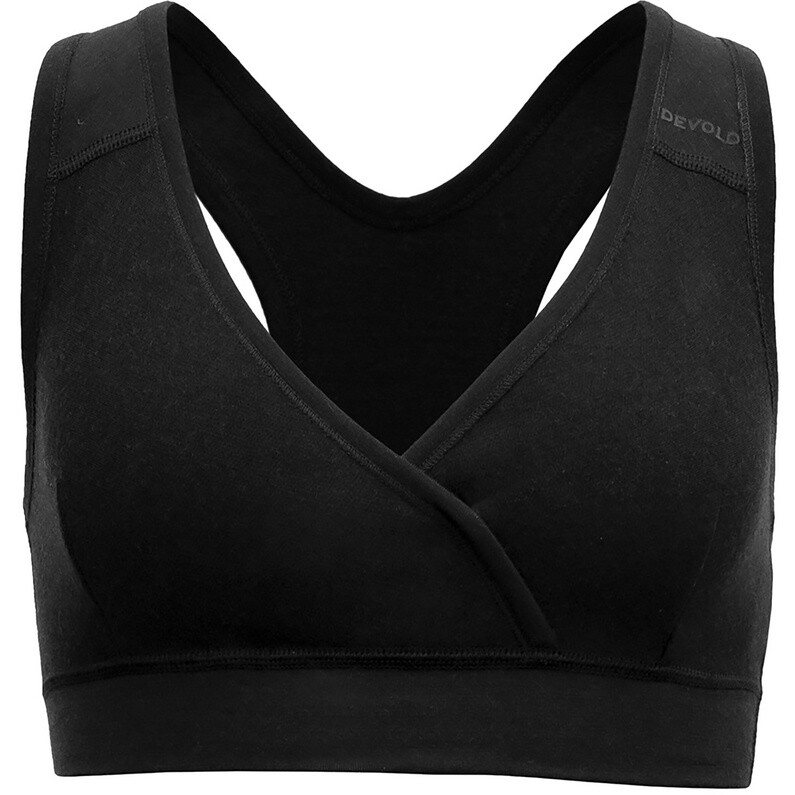 Женский спортивный бюстгальтер Nibba из мериносового флиса Devold, черный
Женский спортивный бюстгальтер Nibba из мериносового флиса Devold, черный