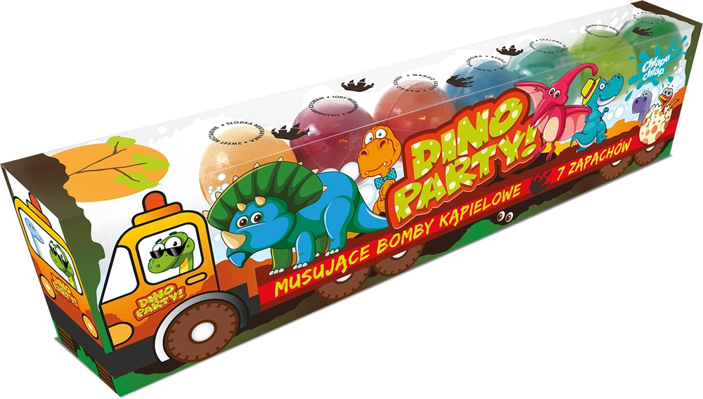 Грузовик-Динозавр, шипящий в ванне с пеной Chlapu Chlap, vaikams 7× 50 гр
Грузовик-Динозавр, шипящий в ванне с пеной Chlapu Chlap, vaikams 7× 50 гр