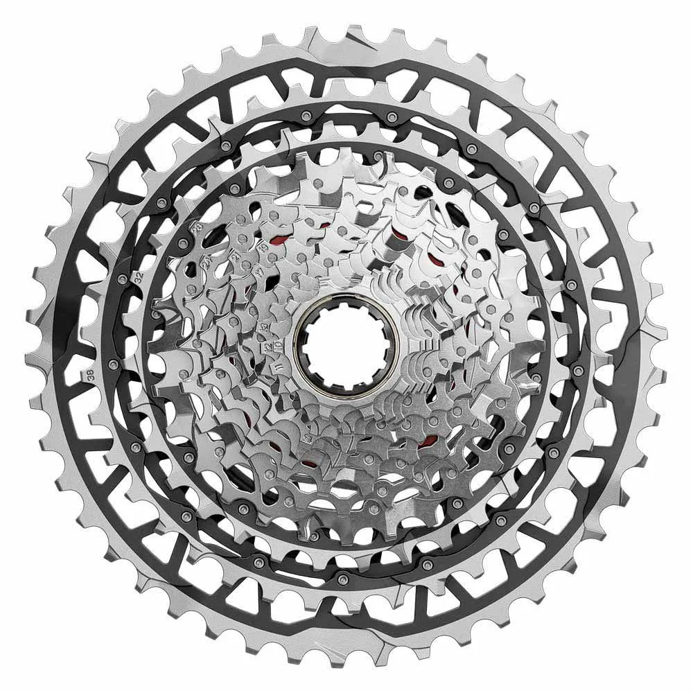 Велокассета Sram XG1371 XPLR, серебряный 
Велокассета Sram XG1371 XPLR, серебряный