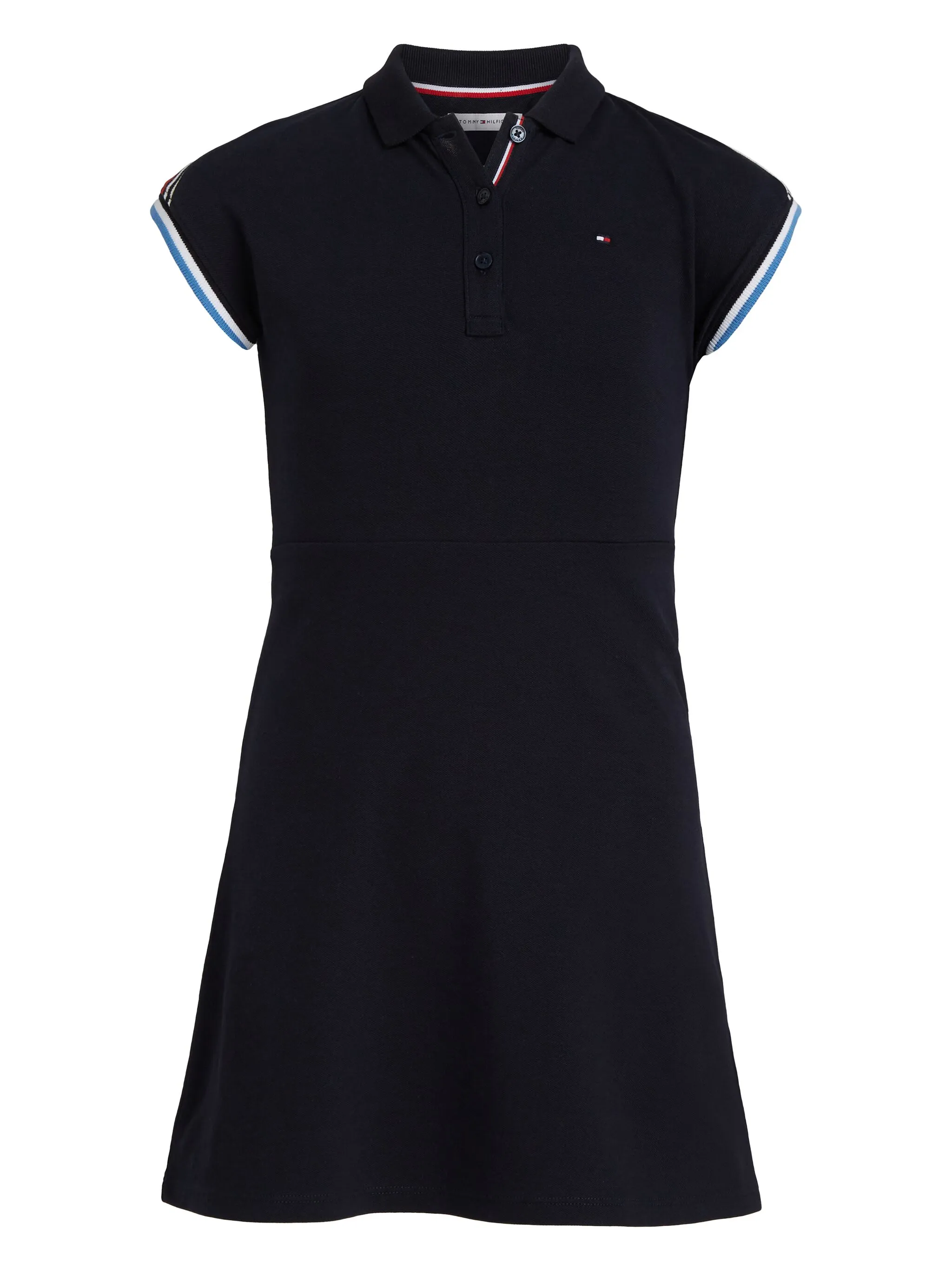 Платье с воротником поло и вышитым логотипом Tommy Hilfiger Junior, синий
Платье с воротником поло и вышитым логотипом Tommy Hilfiger Junior, синий