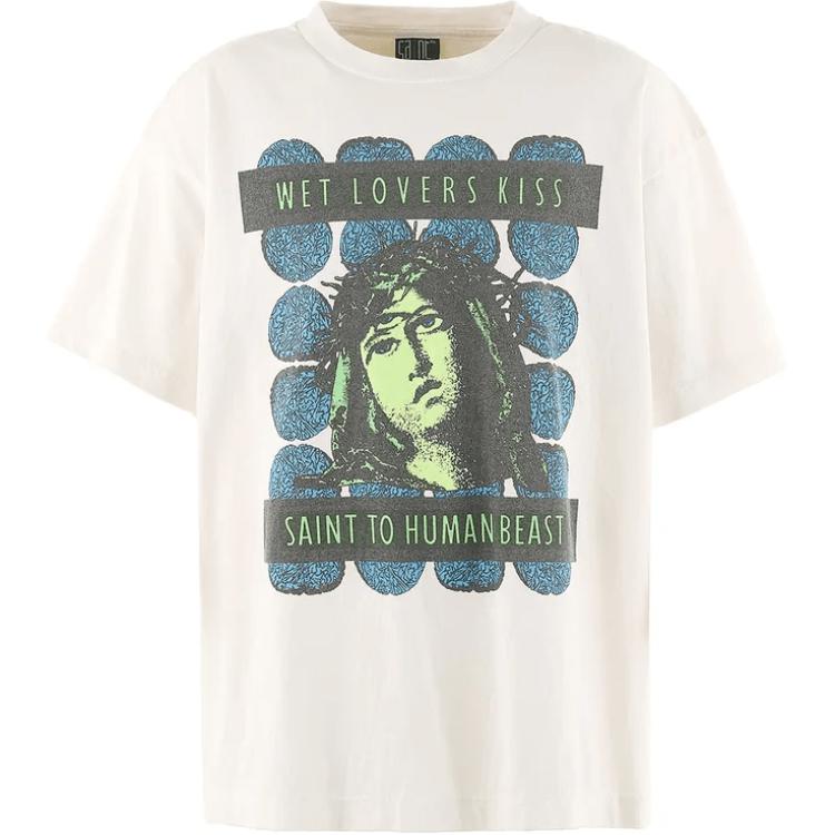 Футболка с принтом SAINT Mxxxxxx, белая
Футболка с принтом SAINT Mxxxxxx, белая