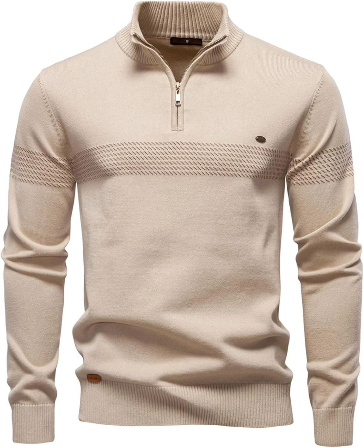 Мужской свитер с четвертью молнии, Casual, Slim Fit, текстурированный RODYETQQ
Мужской свитер с четвертью молнии, Casual, Slim Fit, текстурированный RODYETQQ