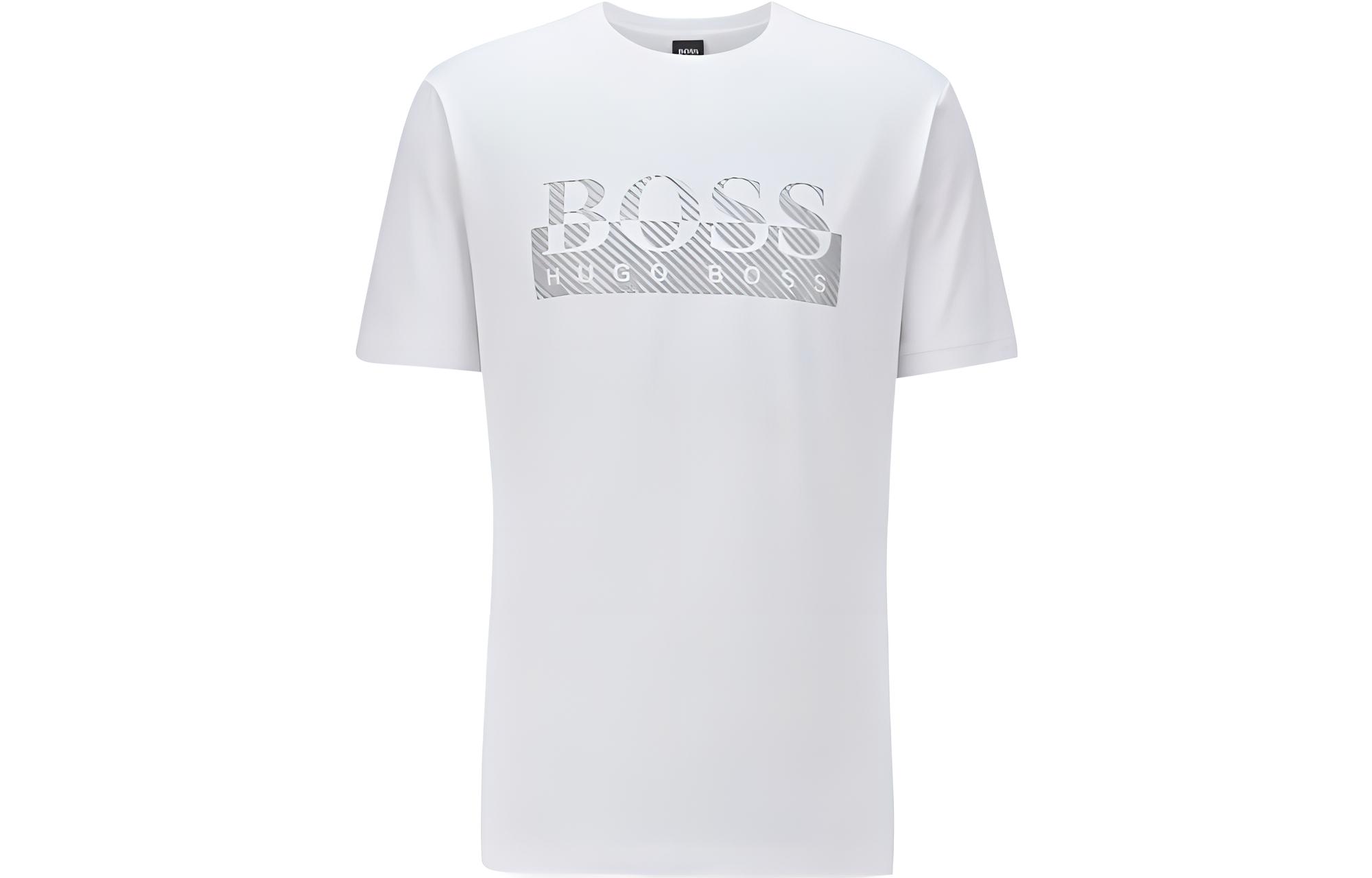 HUGO BOSS Футболка мужская белая, Белый, HUGO BOSS Футболка мужская белая
HUGO BOSS Футболка мужская белая, Белый, HUGO BOSS Футболка мужская белая