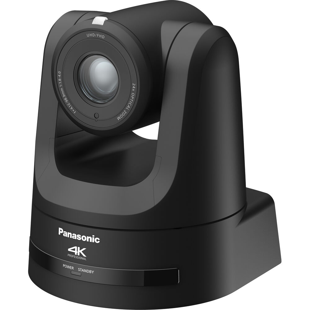 Камера Panasonic 4K NDI Pro 12G-SDI/HDMI PTZ с 24-кратным оптическим зумом (черная)
Камера Panasonic 4K NDI Pro 12G-SDI/HDMI PTZ с 24-кратным оптическим зумом (черная)