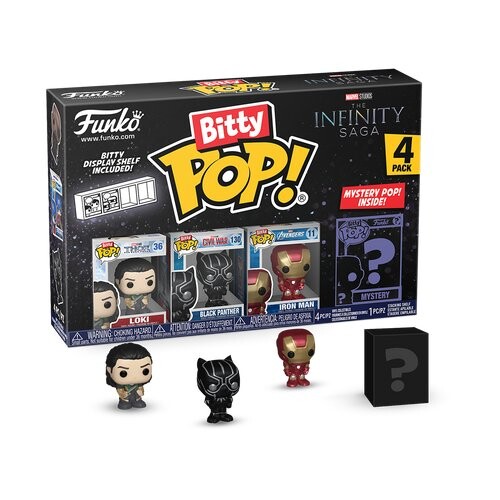 Funko Bitty POP!, коллекционная фигурка, Marvel, The Infinity Saga, Локи, 4 упаковки Funko POP!
Funko Bitty POP!, коллекционная фигурка, Marvel, The Infinity Saga, Локи, 4 упаковки Funko POP!