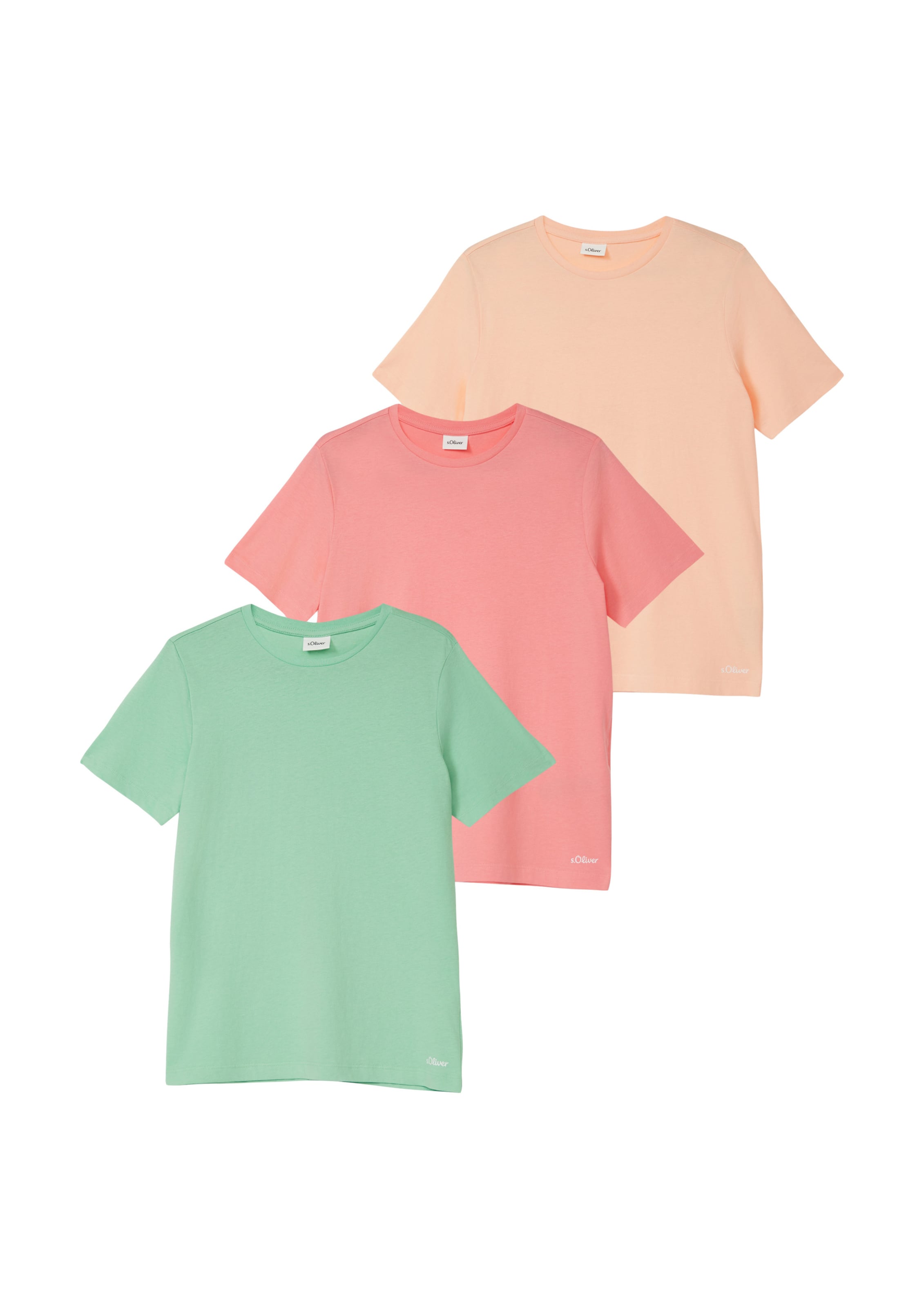 s.Oliver Футболка в цветах Green, Coral, Pastel Orange
s.Oliver Футболка в цветах Green, Coral, Pastel Orange