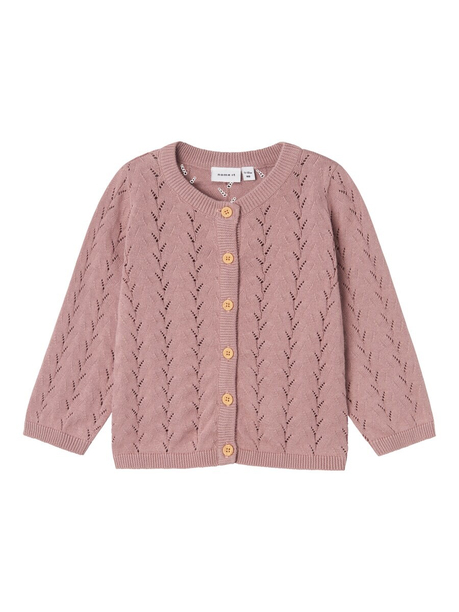 Кардиган NAME IT Knit Cardigan NKFBanni, темно-розовый 
Кардиган NAME IT Knit Cardigan NKFBanni, темно-розовый