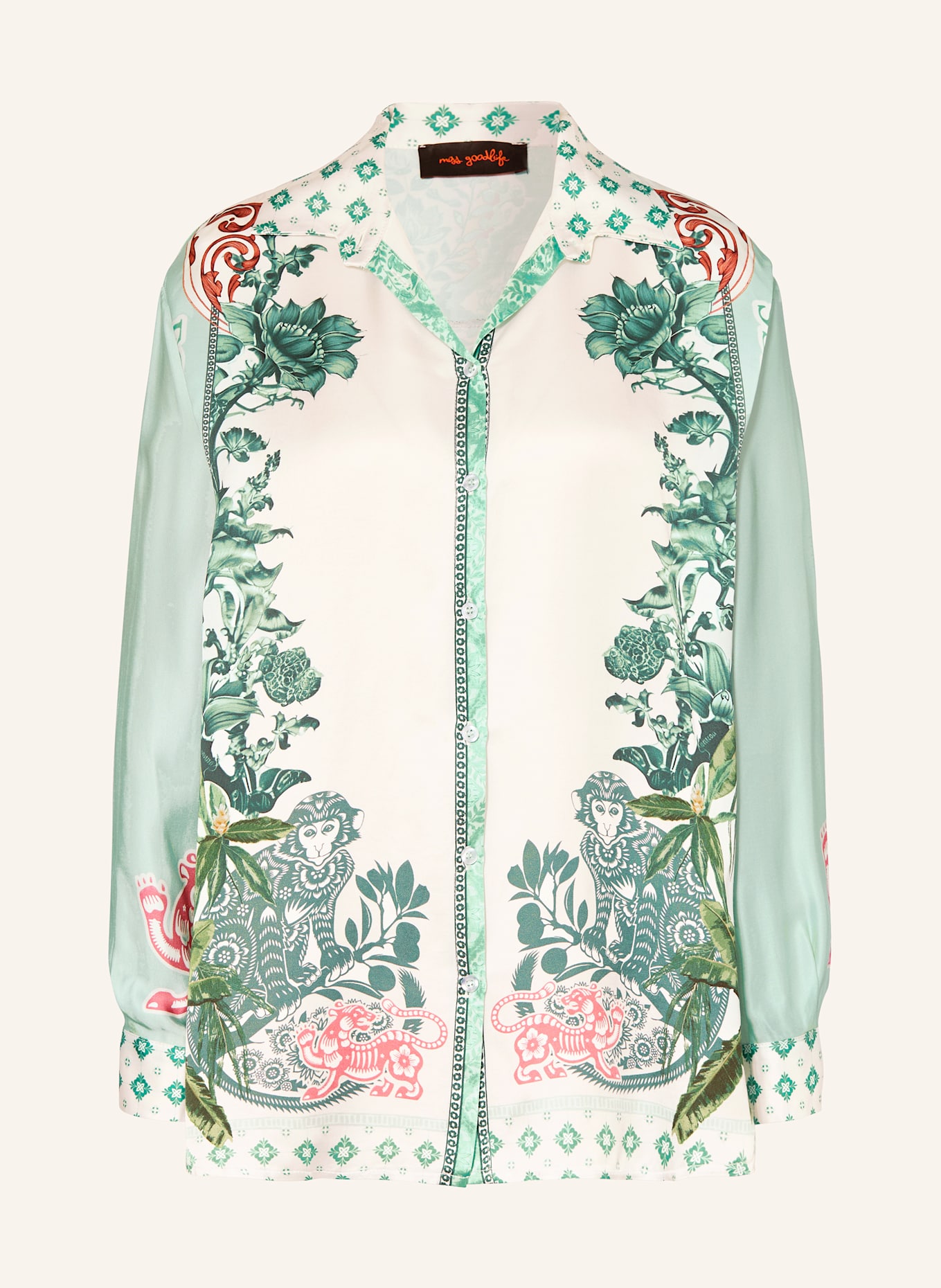 Атласная блузка-рубашка Miss Goodlife, мультиколор
Атласная блузка-рубашка Miss Goodlife, мультиколор