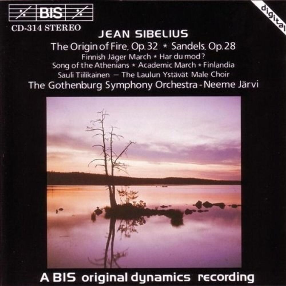 Диск CD Sibelius: The Origin Of Fire / Sandels - Jean Sibelius, Gothenburg Symphony Orchestra, Neeme Järvi
Диск CD Sibelius: The Origin Of Fire / Sandels - Jean Sibelius, Gothenburg Symphony Orchestra, Neeme Järvi