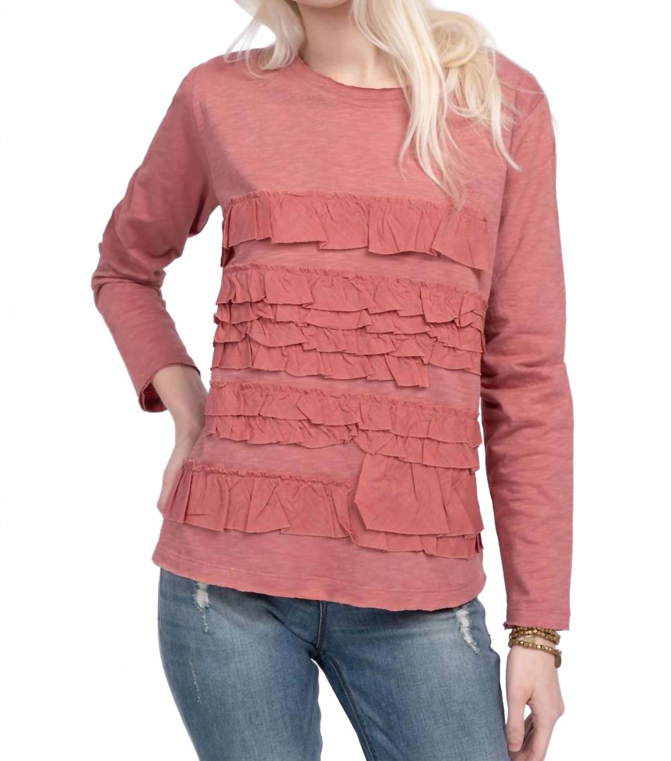 Футболка с рюшами в сиреневом цвете Ivy Jane
Футболка с рюшами в сиреневом цвете Ivy Jane