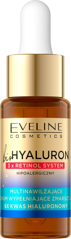 Сыворотка для заполнения морщин Bio Hyaluron 3x Retinol System Eveline Cosmetics, 18 мл
Сыворотка для заполнения морщин Bio Hyaluron 3x Retinol System Eveline Cosmetics, 18 мл