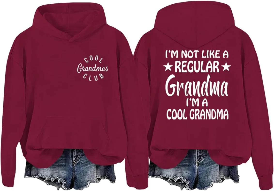 Толстовка Cool Grandmas Club I'm Not Like A Regular Grandma I'm A Cool Grandma Phncal
Толстовка Cool Grandmas Club I'm Not Like A Regular Grandma I'm A Cool Grandma Phncal