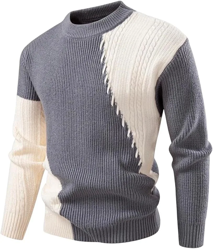 Мужской свитер-пуловер Vintage Patchwork Color
Мужской свитер-пуловер Vintage Patchwork Color