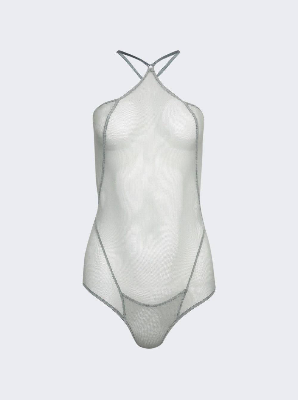 Купальник с лямкой через шею и отделкой в виде окантовки, цвет зеленый шалфей KNWLS
Купальник с лямкой через шею и отделкой в виде окантовки, цвет зеленый шалфей KNWLS