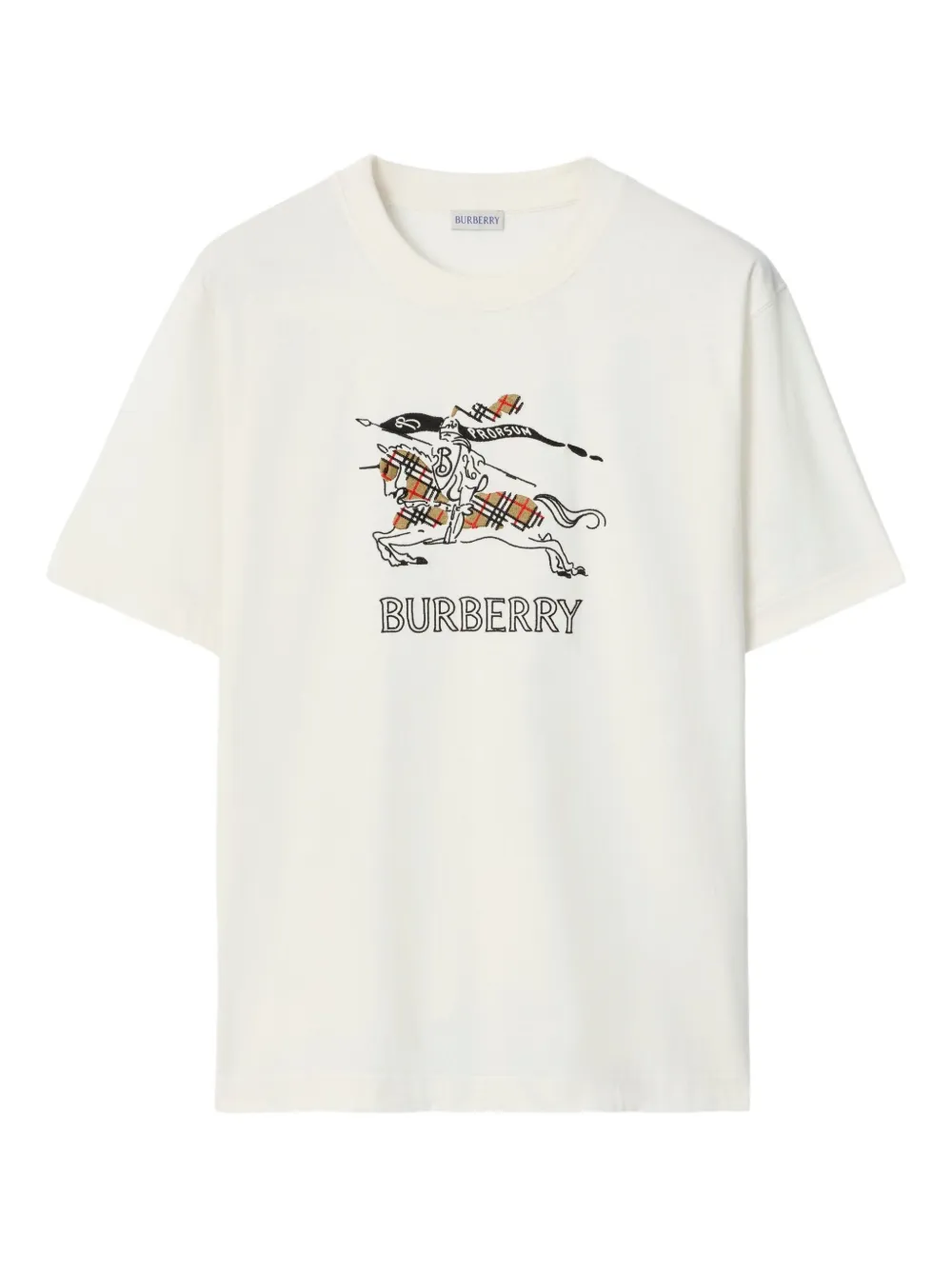 Футболка с логотипом Equestrian Knight Burberry, белый
Футболка с логотипом Equestrian Knight Burberry, белый