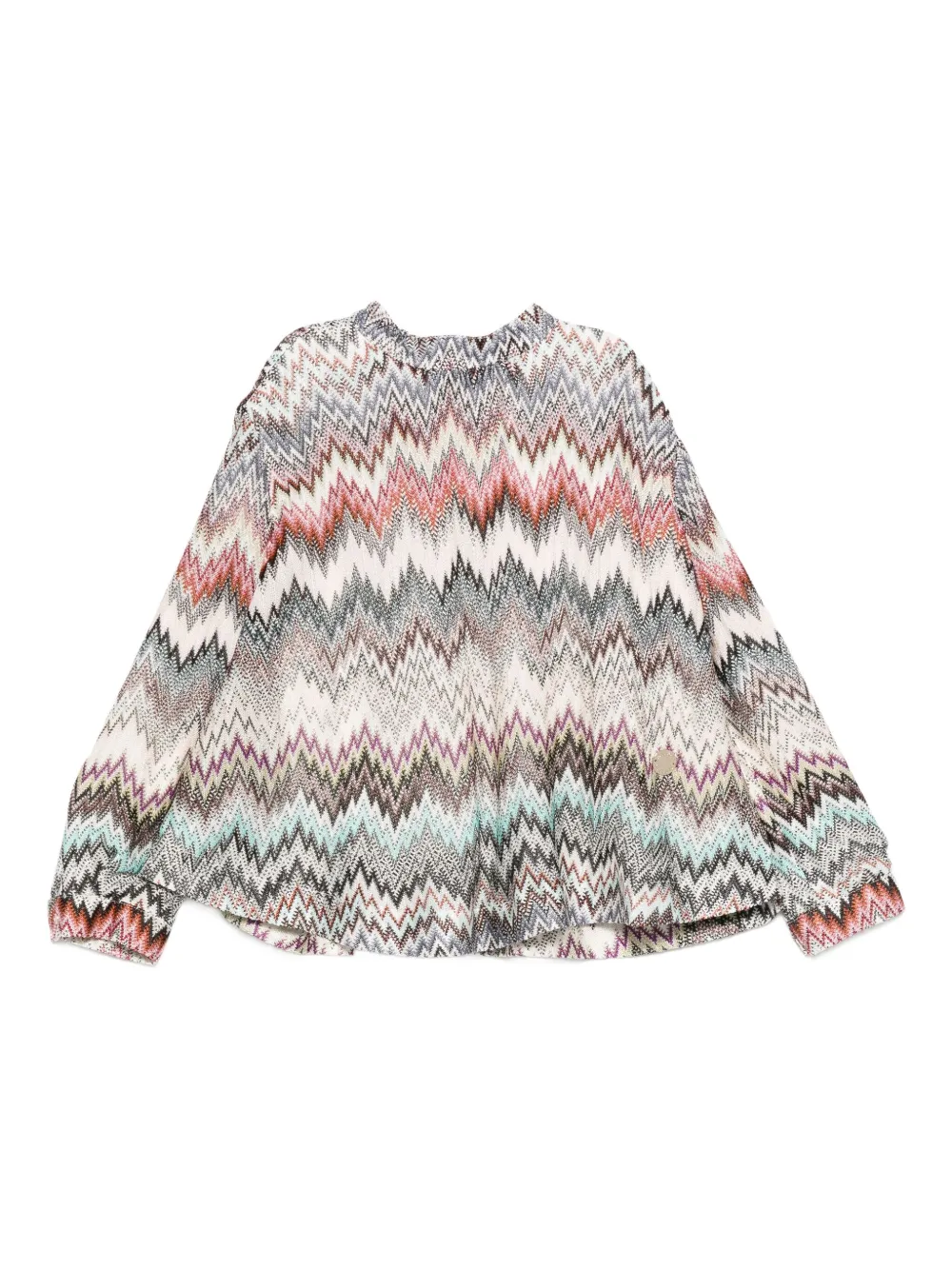 Топ с длинными рукавами и узором зигзаг Missoni Kids, синий
Топ с длинными рукавами и узором зигзаг Missoni Kids, синий