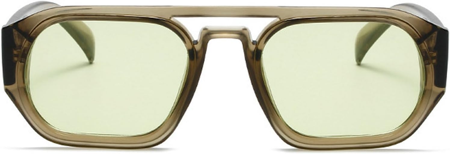 Модные квадратные солнцезащитные очки для женщин и мужчин с двойной перемычкой, дизайнерская оправа с цветными линзами и градиентным рисунком, стильные солнцезащитные очки N45 mincl, Brown Green
Модные квадратные солнцезащитные очки для женщин и мужчин с двойной перемычкой, дизайнерская оправа с цветными линзами и градиентным рисунком, стильные солнцезащитные очки N45 mincl, Brown Green