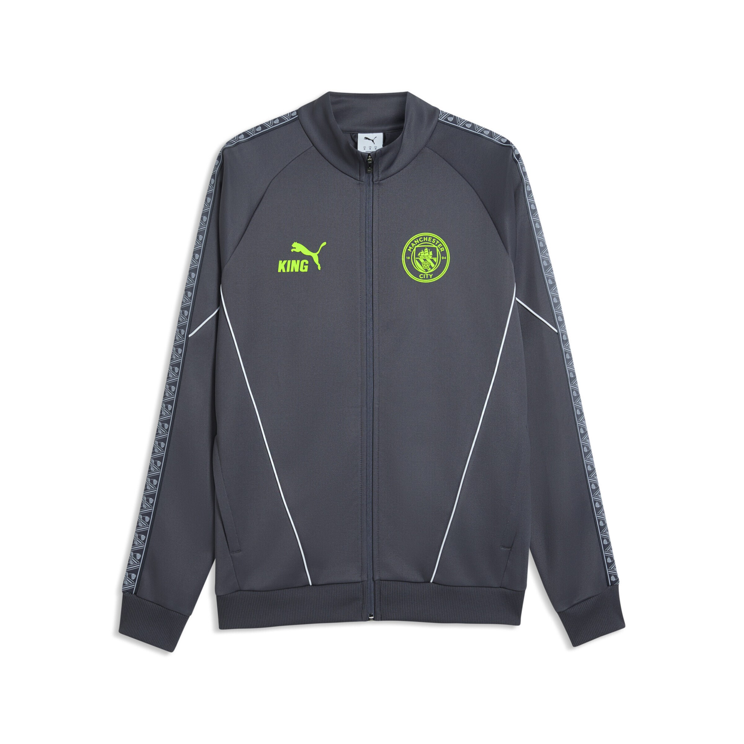 PUMA Спортивная куртка 'Manchester City King Anthem' в сером цвете
PUMA Спортивная куртка 'Manchester City King Anthem' в сером цвете