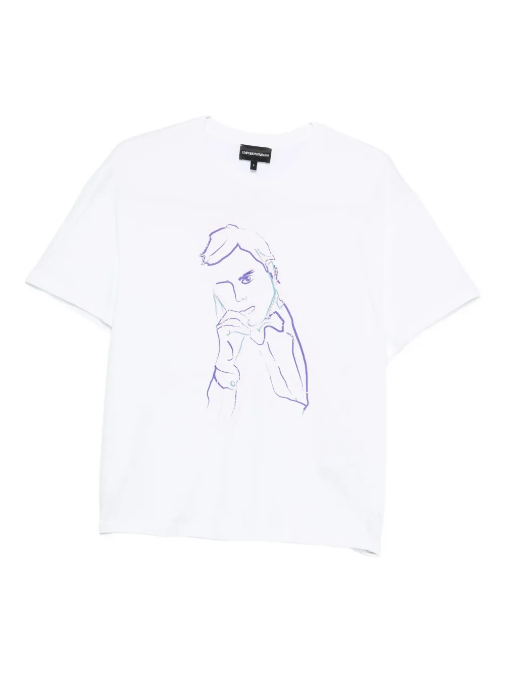 Футболка с графическим принтом Emporio Armani, белый
Футболка с графическим принтом Emporio Armani, белый
