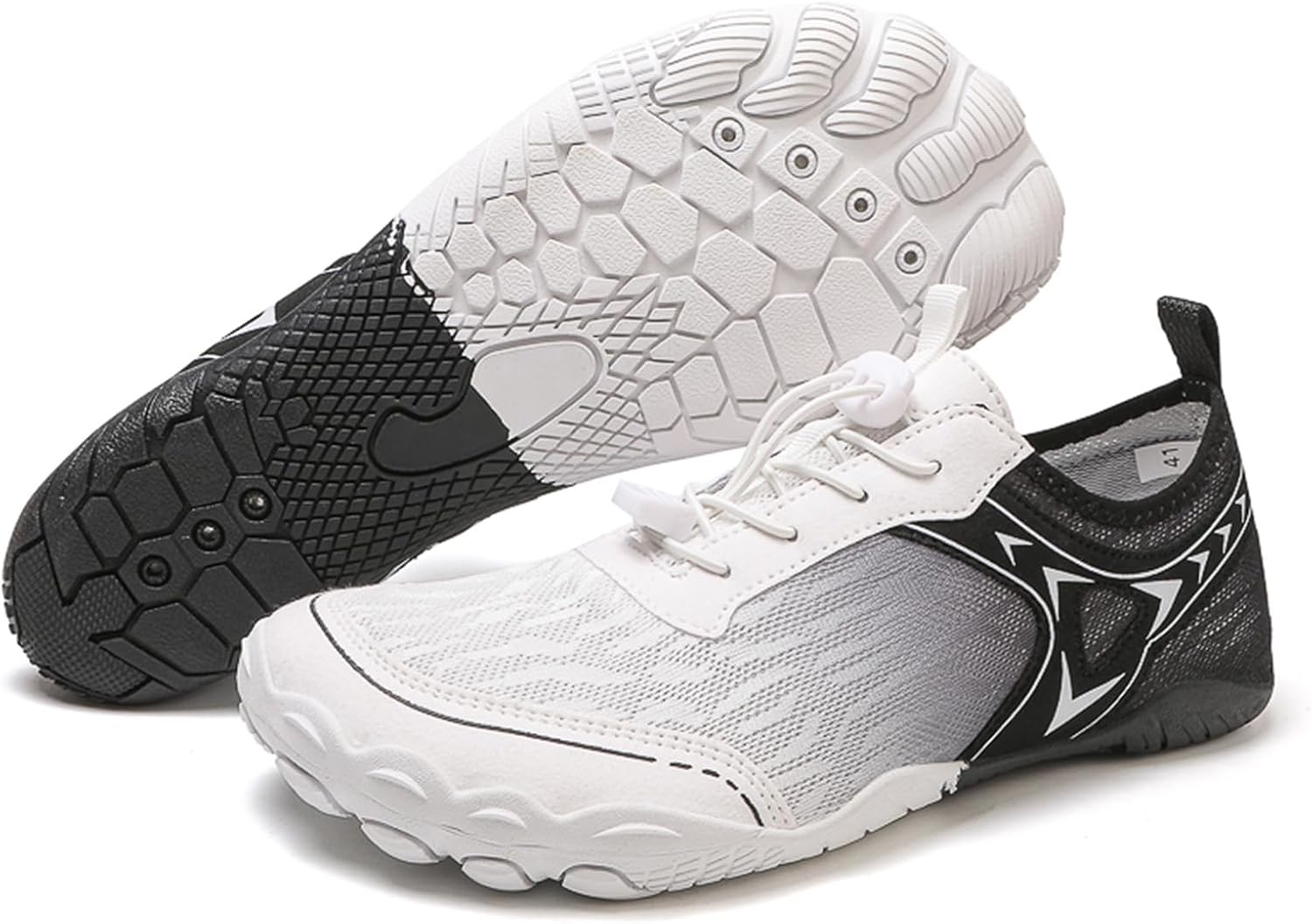 Кроссовки для походов barefoot с широким носком Tazeap, белый/черный
Кроссовки для походов barefoot с широким носком Tazeap, белый/черный