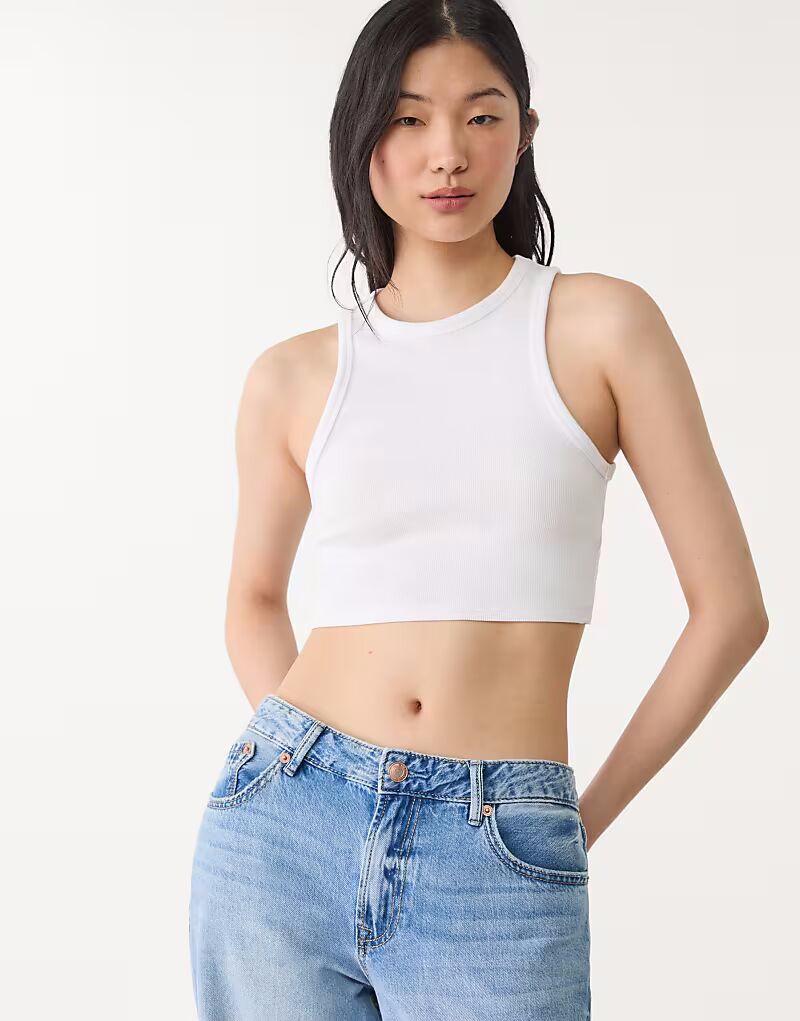 Комплект из 2 базовых топов Stradivarius в рубчик, цвет «камень»
Комплект из 2 базовых топов Stradivarius в рубчик, цвет «камень»