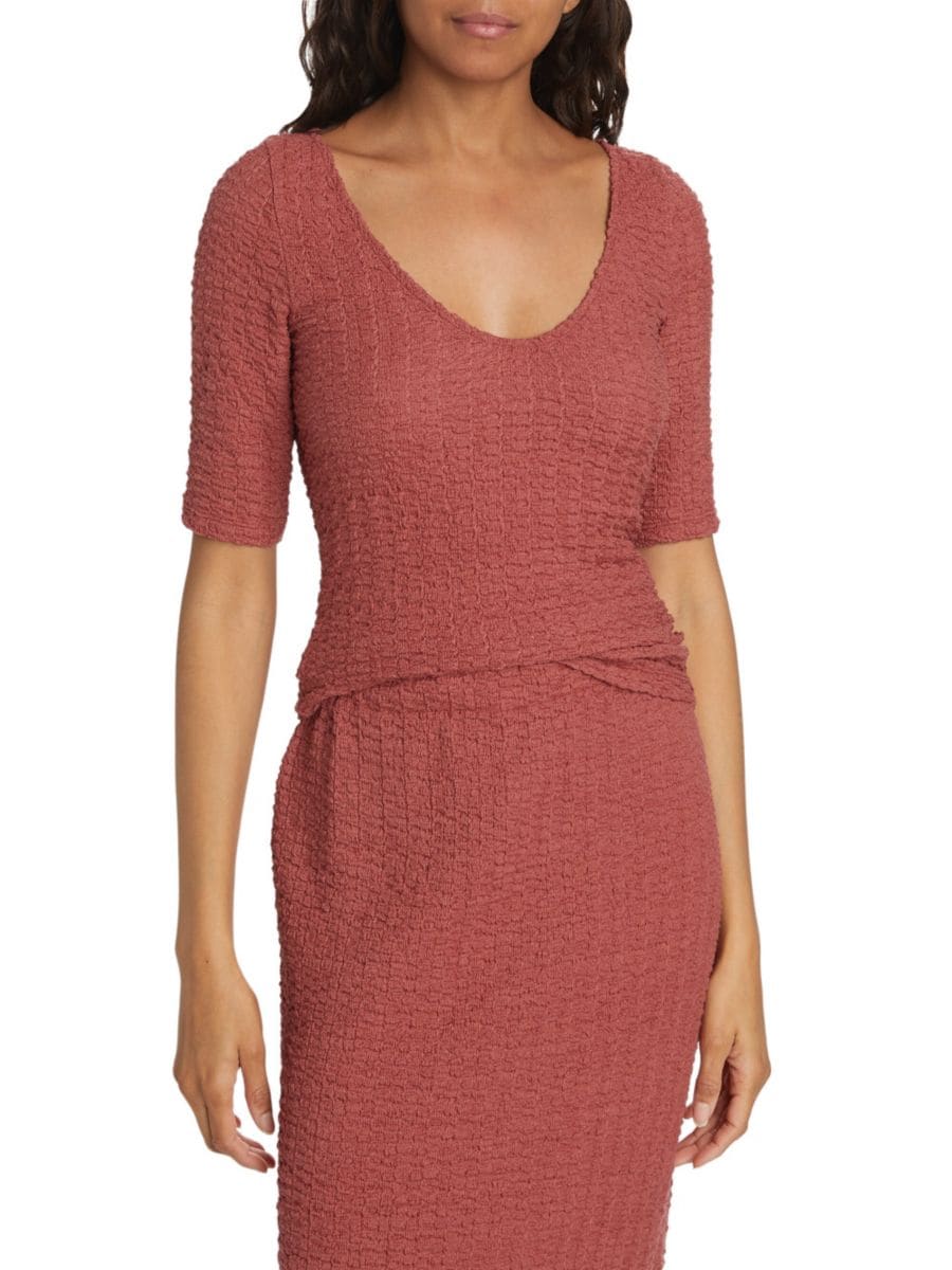 Мягкий топ с V-образным вырезом и рукавами до локтя, присборенный Vince, цвет Raspberry
Мягкий топ с V-образным вырезом и рукавами до локтя, присборенный Vince, цвет Raspberry