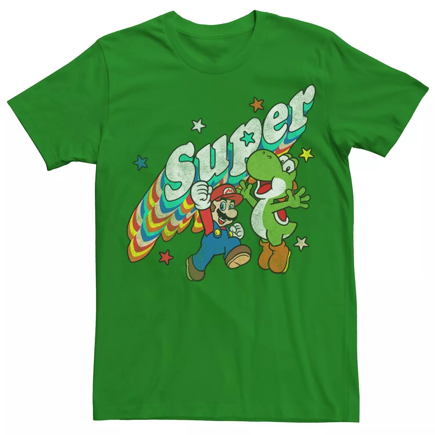 Мужская футболка с рисунком Nintendo Super Mario Brothers и Yoshi Licensed Character
Мужская футболка с рисунком Nintendo Super Mario Brothers и Yoshi Licensed Character