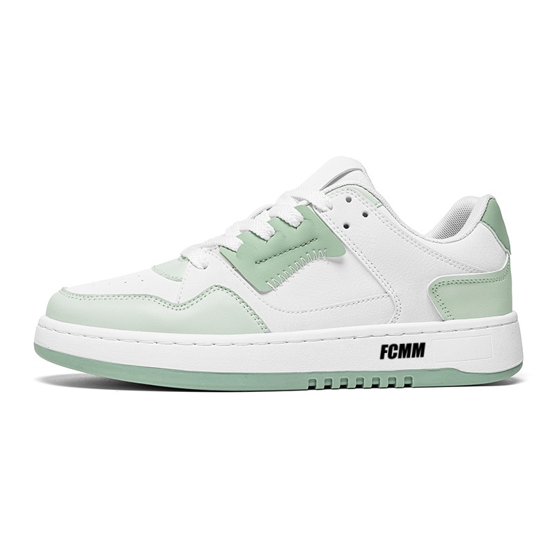 Антискользящие износостойкие детские скейтерские кроссовки для подростков FCMM, белый/зеленый
Антискользящие износостойкие детские скейтерские кроссовки для подростков FCMM, белый/зеленый