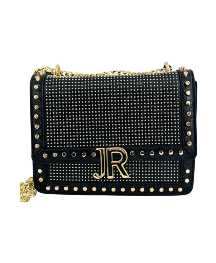 Черная золотая сумка-шоппер John Richmond, черный
Черная золотая сумка-шоппер John Richmond, черный